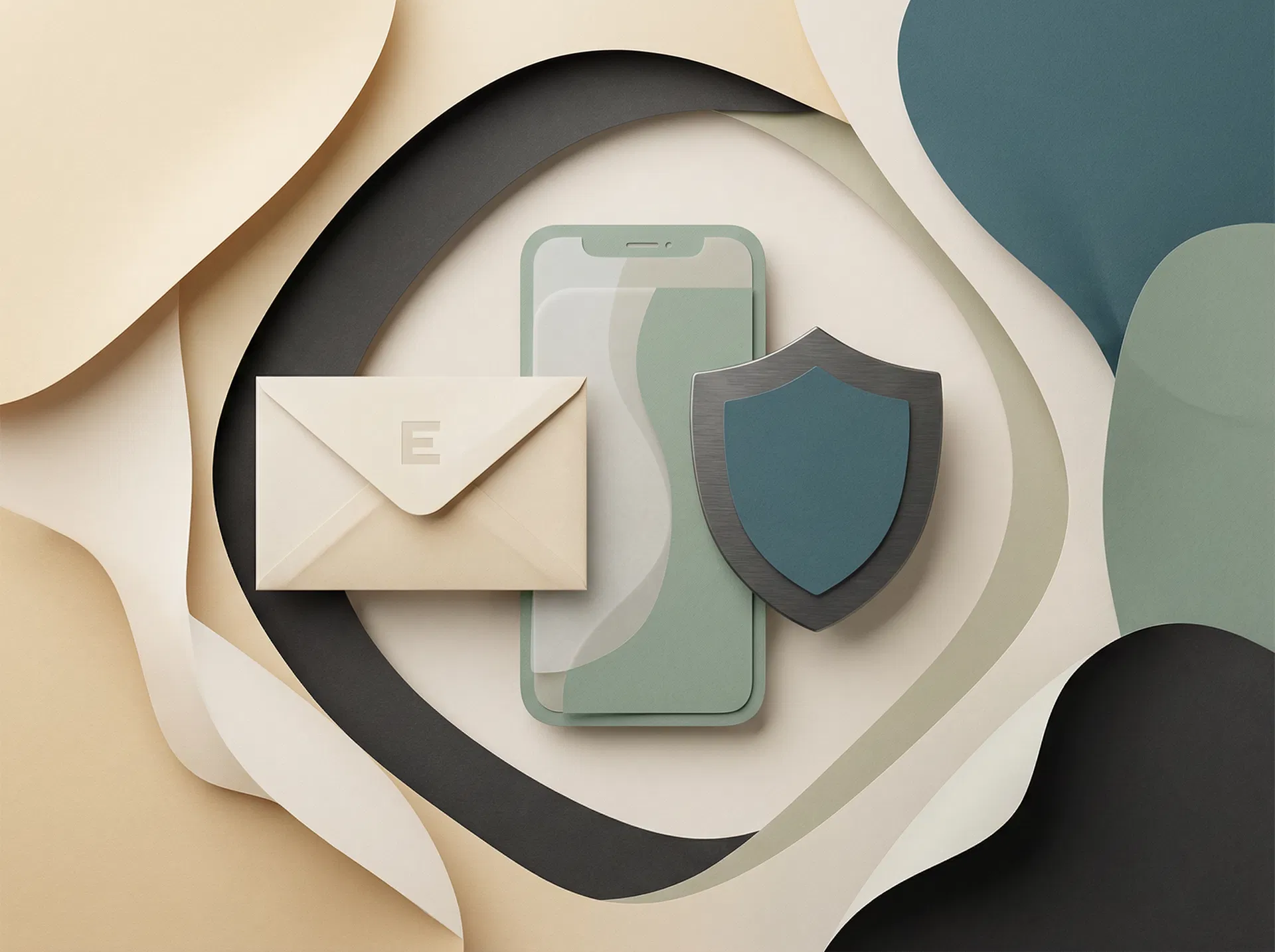 Support themed illustration representing privacy and data request handling